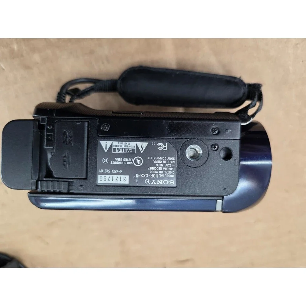 Sony Handycam HDR-CX290 Blue Handheld Full HD Video Camcorder - Bundle Tested